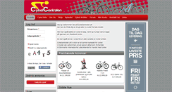 Desktop Screenshot of cykelcentralen.dk
